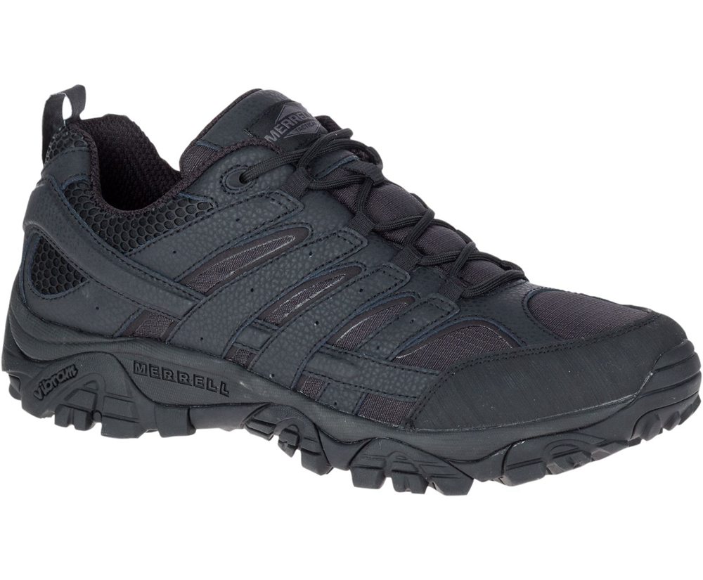 Merrell Hiking Shoes Black - Moab 2 Tactical - Womens 34DSLHBXF